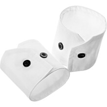 Decoratieve kanten manchetten voor damesblouses zonder vingers, witte afneembare mouwaccessoires