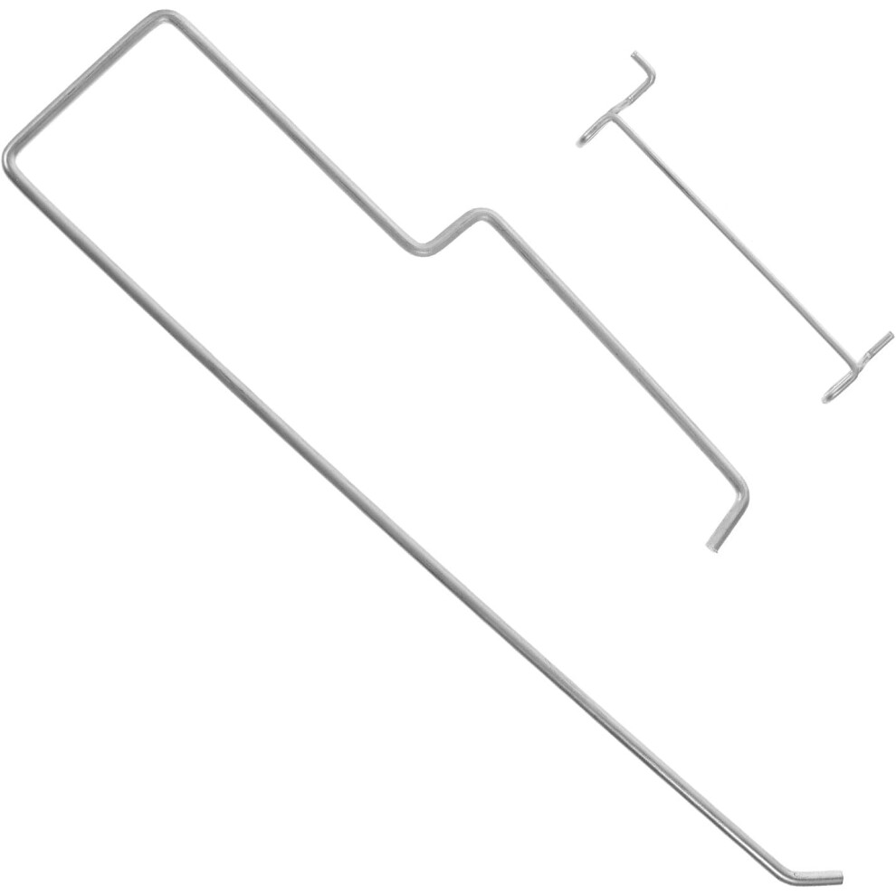 Pegboard Paper Towel Holder With Metal Wall Bracket And Hooks 8603788522232