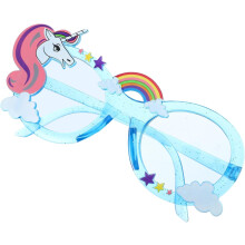 Lunettes amusantes en plastique, lunettes de fête, décorations d'anniversaire, lunettes de soleil licorne