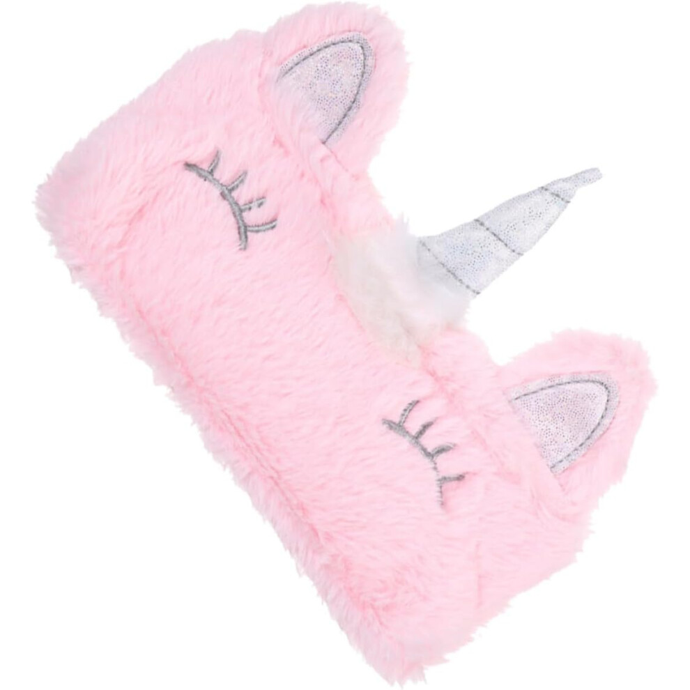 Hkhbjs Rainbow Stationery Bag Plush Pencil Case Cute Storage For Girls Travel Makeup Pouch Multifunction