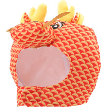 Niedlicher Drachen-Kopfschmuck für Partys, Cartoon-Drachenhut für Erwachsene, bequemes Material