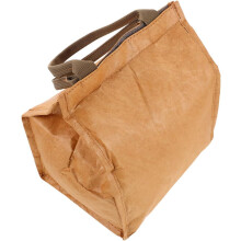 Kleine isolierte Lunchtasche 22 x 19 x 15 cm, waschbare Papiertasche