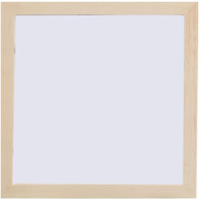 Bilderrahmen aus Holz, 7 Zoll (18 cm) quadratisch, schlichtes, kreatives Design, stabile Rückenlehne