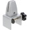 Adjustable C-Shape Partition Clamp Sneeze Guard Support Desk Divider Bracket Silver Privacy Panel Clip 1