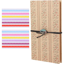 Album photo à pages pliables à faire soi-même, album de scrapbooking fait main avec pages adhésives
