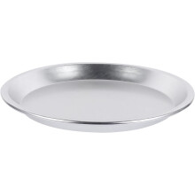Plaques à pizza en alliage d'aluminium argenté, faciles à nettoyer, pour la cuisson au four et le barbecue.