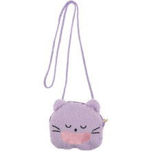Niedliche Plüsch-Umhängetasche für kleine Mädchen, Kawaii-Tier-Geldbörse, kleine Schultertasche