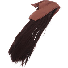 Perruque de pirate pour Halloween, unisexe, accessoire de coiffure et bandana pour cosplay d'adultes