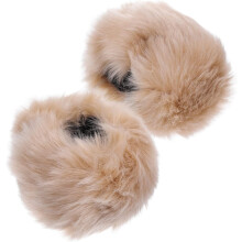 Ring Fuzzy Wrist Warmers Faux Fur Arm for Winter Women Couples Fashion Fuzzy for Winter Outdoors