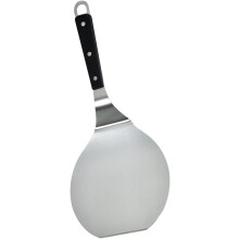 Pizzaspatel aus Edelstahl mit Aluminiumgriff, rostfrei und mit Aufhängeöse