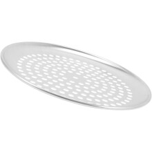 Runde Pizzapfanne aus Edelstahl mit Löchern, 23 cm (9 Zoll) Kupfer-Backblech, Ofen-Backblech-Zubehör