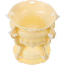 Molde de plástico reutilizable y resistente para macetas de suculentas, ideal para manualidades y para hacer macetas.