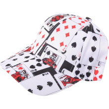 Poker Cards Baseball Cap Unisex Hip-Hop Style Baumwollmischung Atmungsaktiv Sonnenschutz Ha