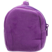 Porte-monnaie en peluche aux couleurs acidulées, petit porte-clés zippé pour garçons, organisateur électronique de voyage