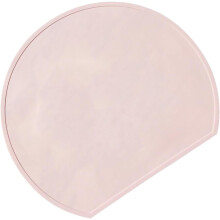 Silikon-Tischset, wärmeisolierend, rutschfest, schlichtes Design, rosa, dekorativ