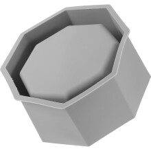 Silikon-Gießform für Pflanzgefäße, Vasenhalter, DIY-Betonblumentöpfe, sechseckig