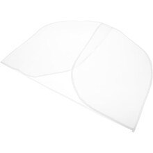 Plastic overhemhoezen voor het ophangen van kleding, korte, halflange stofwerende kledinghoezen