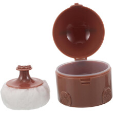 Draagbare organizer voor poederdonsjes met zachte make-updonsjes, multifunctionele plastic container