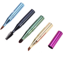 Ensemble de pinceaux de maquillage pour femmes, outils de maquillage portables avec manche en métal