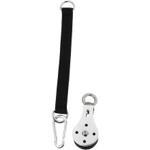 Fitness-Trainingsseilzugsystem mit Nylonband, selbsthebender Edelstahl-Einzelrolle