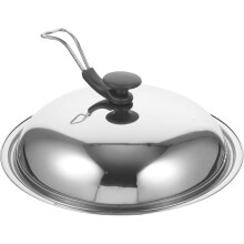 Topfdeckel aus Edelstahl, Pfannendeckel zum Braten, Küchentopfdeckel als Kochzubehör
