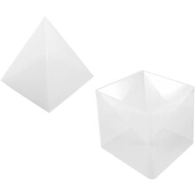 Silikonová forma ve tvaru pyramidy, 1 ks, epoxidová forma pro domácí a stolní dekorace