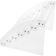 Acryl-Nagellack-Organizer-Regal, 7-stöckig, Aufbewahrungsständer für Lippenstifte und Nagellacke, mehrschichtiges Acryl-Display