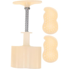 Stampi per mooncake fai da te, utensili da forno, stampi a forma di arachide, in plastica, resistenti alla rottura, facili da pulire, stile cinese