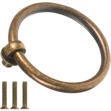 Messing-Schrankgriffe, Ringgriffe für Kommoden, Vintage, elegant, farbecht, rostfrei, goldene Griffe