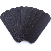 10 fogli di carta vetrata per pediera, riutilizzabile, in acciaio inossidabile, per rimuovere calli e pelle screpolata, kit per la cura dei piedi.
