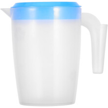 Pichet réutilisable avec couvercle, 1 litre d'eau froide, pour la maison et les fêtes