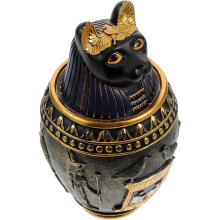 Ägyptische Ornamente aus Kunstharz, Statuen im altägyptischen Stil, hochwertiges Kunstharz