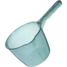 Mestolo per acqua riutilizzabile in PP rinforzato con manico, ideale per la cucina.