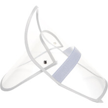 Visera protectora para sombrero impermeable Accesorios para impermeable Poncho de lluvia desmontable Visera de plástico para sombrero