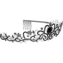 Sparkling Prom Headband Crown for Bride Birthday Party Rhinestone Headpiece Elegant Luxury Design