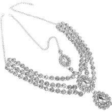 Rhinestone Forehead Chain Hair Jewelry for Women Head Chain Full Diamonds