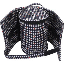 Tragbare Häkeltasche mit abnehmbarer Garnaufbewahrungsrolle und kleinem Strickwerkzeug