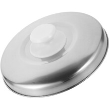 Vervangende deksel van roestvrij staal voor rijstkoker, multifunctionele metalen deksel voor rijstkoker.