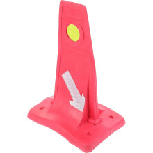 Reflective Traffic Cone Warning Sign Red Anti-Collision Road Diverter Sign for Vehicle Guidance Outdoor