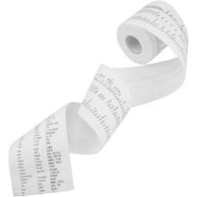 1roll Vocabulary Toilet Paper Interactive Learning Daily Practice for Boy Girl Bathroom Suitable