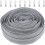 Multi-Function Separating Nylon Zipper Set with Pullers 5# White Silver Tailor Sewing Tools 1