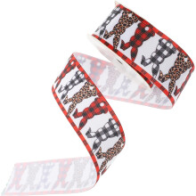 Ostergeschenkband mit Aufdruck, 38 mm breit, 10 Yards Rolle, zum Dekorieren, Basteln und Verpacken von Ostern