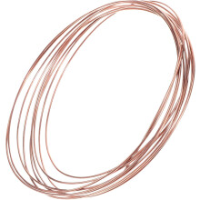 Zachte, blanke koperdraad op rol, 2 mm, 5 m, geleidende draad voor het maken van sieraden en doe-het-zelf knutselbenodigdheden.