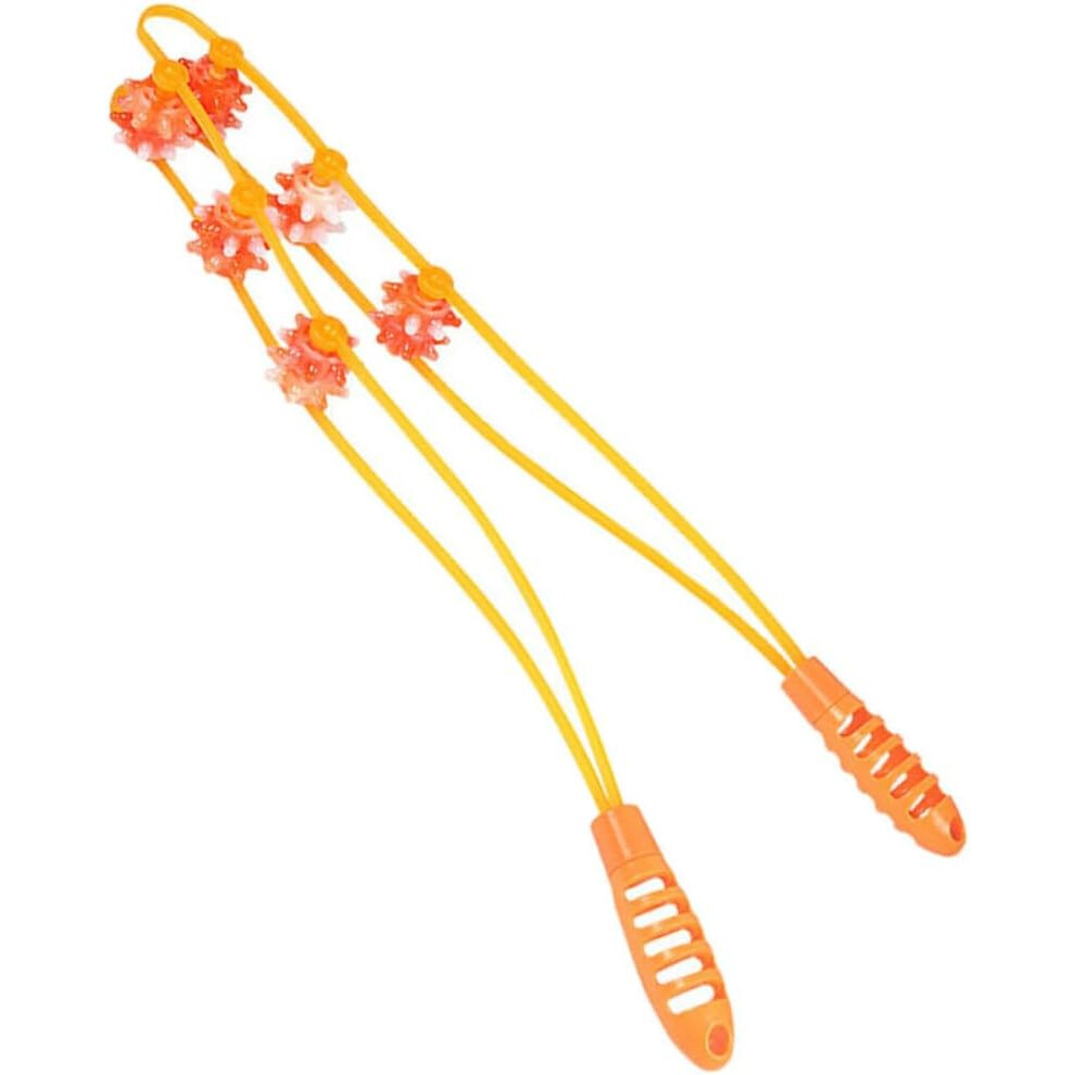 Hkhbjs Orange Manual Muscle Massager Portable Back Roller For Muscle Relief For Back Massage And Shoulder Relaxation