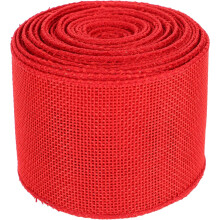 Rustikales Geschenkband, einfarbig, Polyester, glatte Textur, farbecht, für Feste und Weihnachtsdekorationen