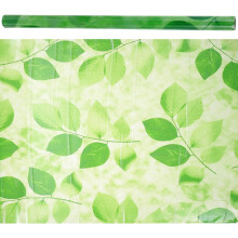 Autocollants mats à motif de feuilles, film opaque pour fenêtre, protection de la vie privée, adhésif décoratif pour salle de bain