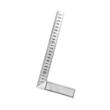 Zeer nauwkeurige liniaal van 200 mm met een hoek van 90, gemaakt van roestvrij staal, geschikt voor timmerlieden en ingenieurs.