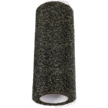 Gold- und schwarzfarbenes Tüllnetz mit Blumenmuster, 15 cm x 10 Yards, für Blumensträuße