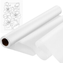 Transparentpapierrolle, 2 Blatt, für Zeichen- und Kalligrafieübungen mit verbesserter Transparenz für Künstler