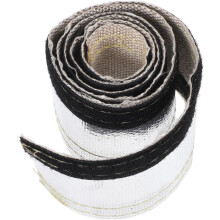 Aluminized Foil Car Cable Protection Sleeve 10mm Fiberglass Heat Insulation Wrap